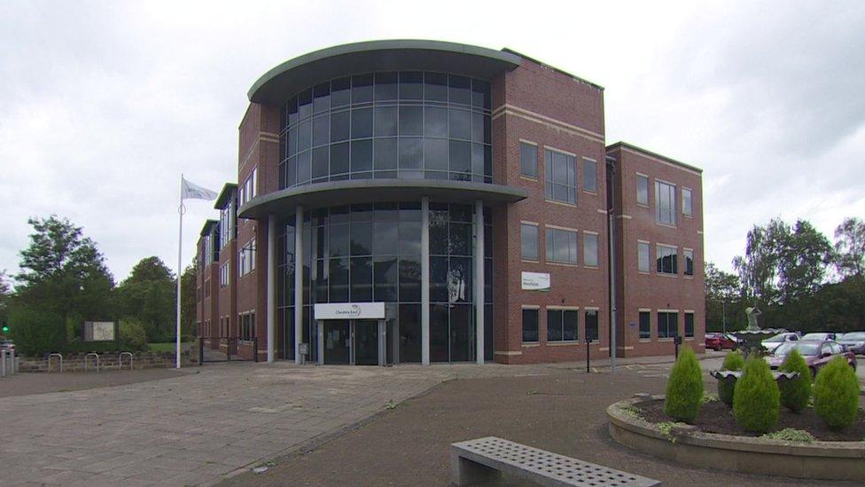 Cheshire East Council's headquarters in Sandbach