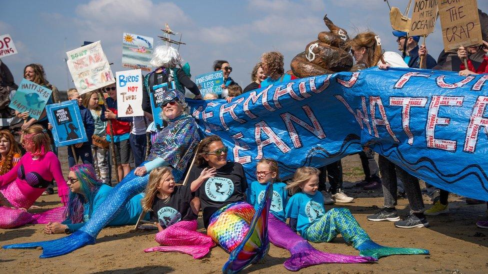 River Stour protest