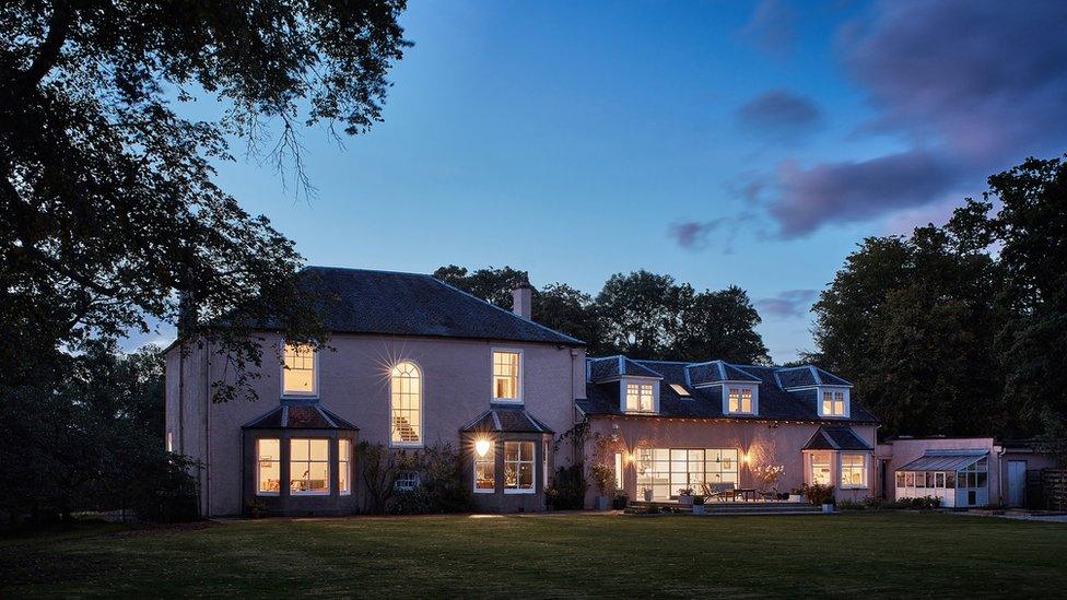 Exterior of The Moss, Killearn, a Georgian renovation