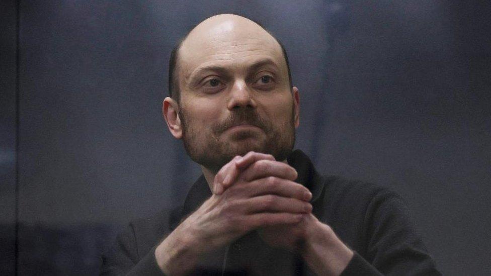 Jailed Russian opposition figure Vladimir Kara-Murza