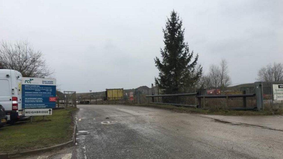 Landfill site at Milton in Cambridgeshire