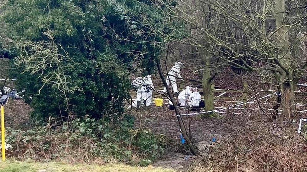 The area where the human bones were fund was close to Cherry Orchard in Hardingstone, Northampton