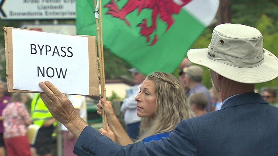 Protest Llanbedr