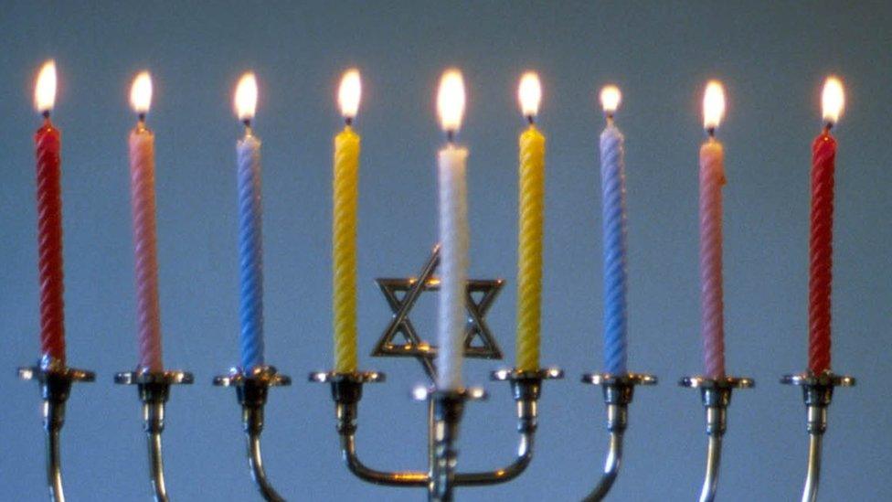 A menorah