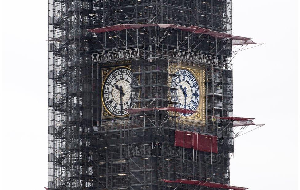 Big Ben being renovated