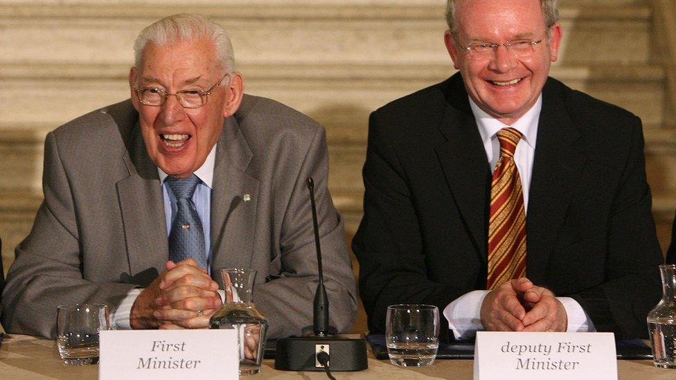 Dr Ian Paisley and Martin McGuinness