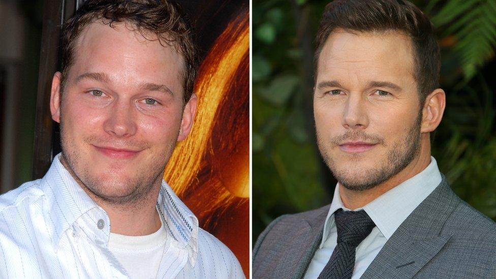 Chris Pratt 10 years ago verses now.