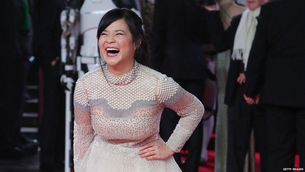 Kelly Marie Tran plays Rose Tico, in her first major movie role