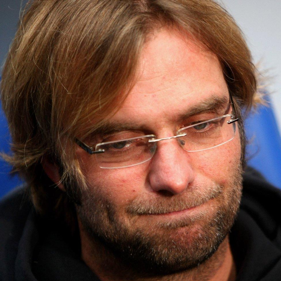 Picture of Jürgen Klopp at a press conference