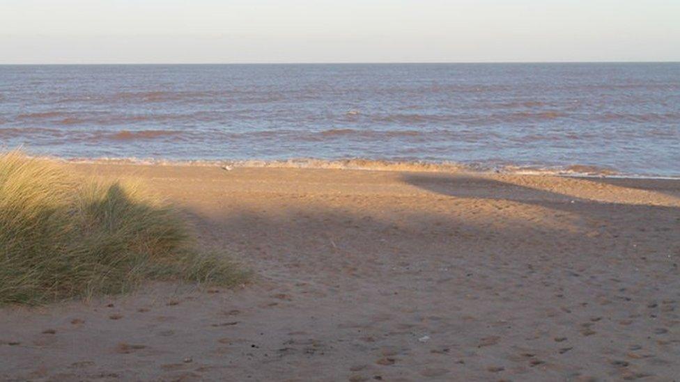 Beach south of Sutton on Sea