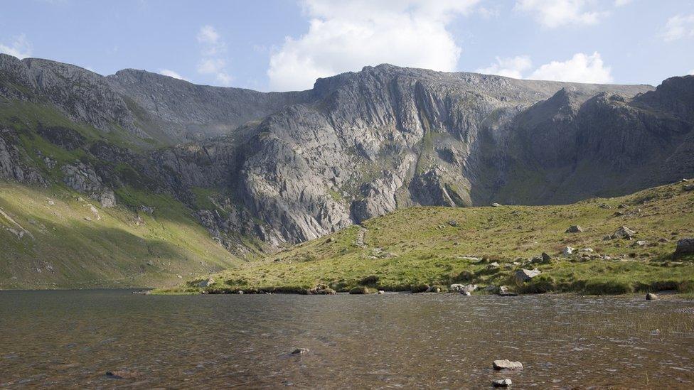 Glyder Fawr from Cwm Idwal, Ogwen Valley, near Bethesda, Gwynedd