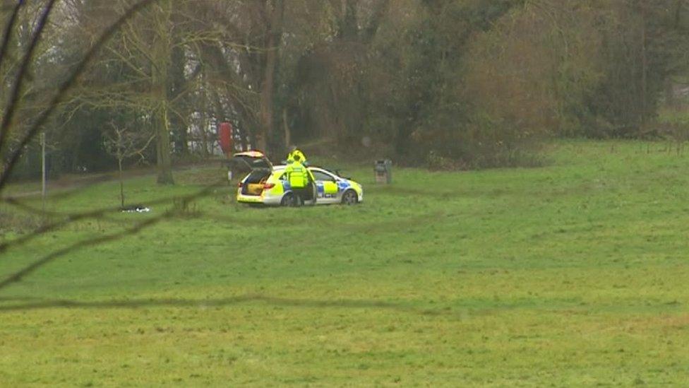 Police on UEA campus