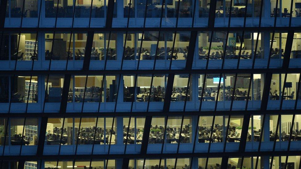 Empty offices in Manchester City Centre