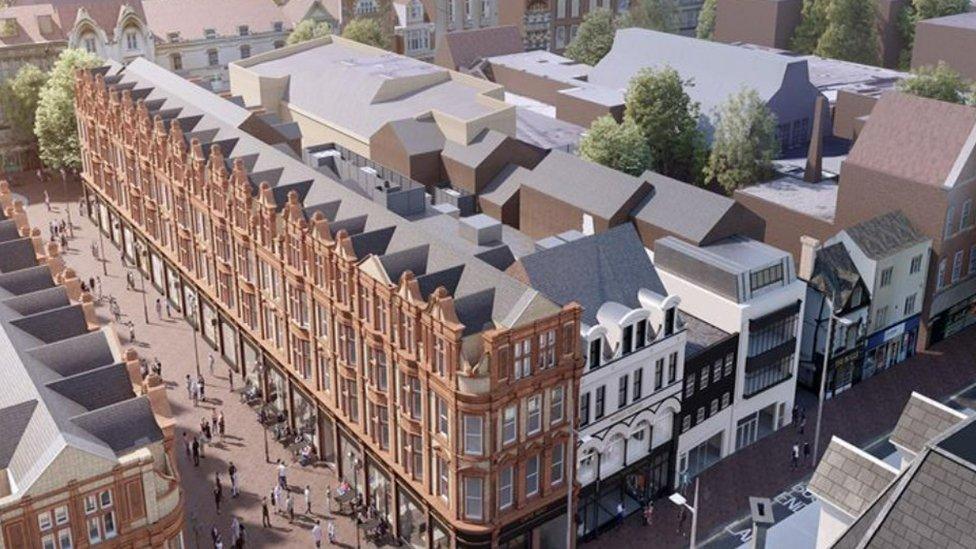 Queen Victoria Street and Friar Street plans