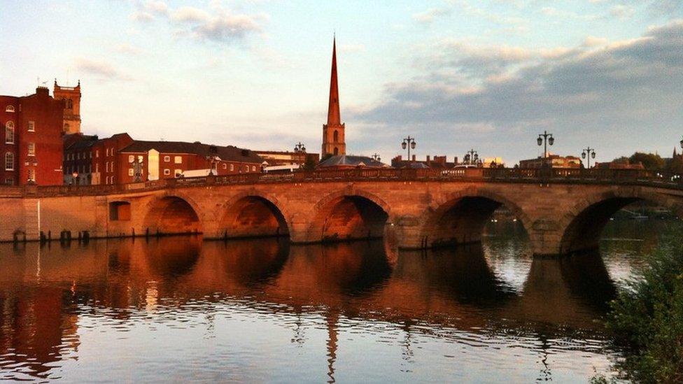 River Severn in Worcester