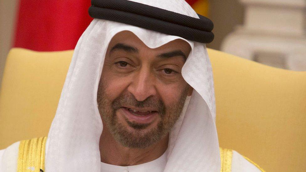 UAE President and ruler of Abu Dhabi Sheikh Mohammad bin Zayed Al Nahyan