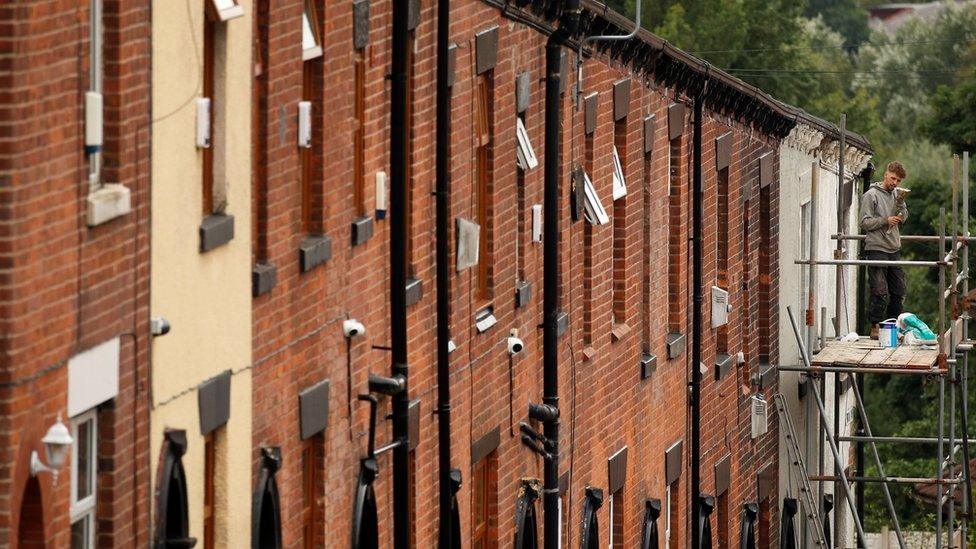 Row of terraced houses