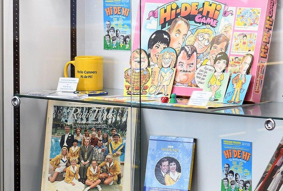 The Hi-de-Hi! display at Harwich Museum