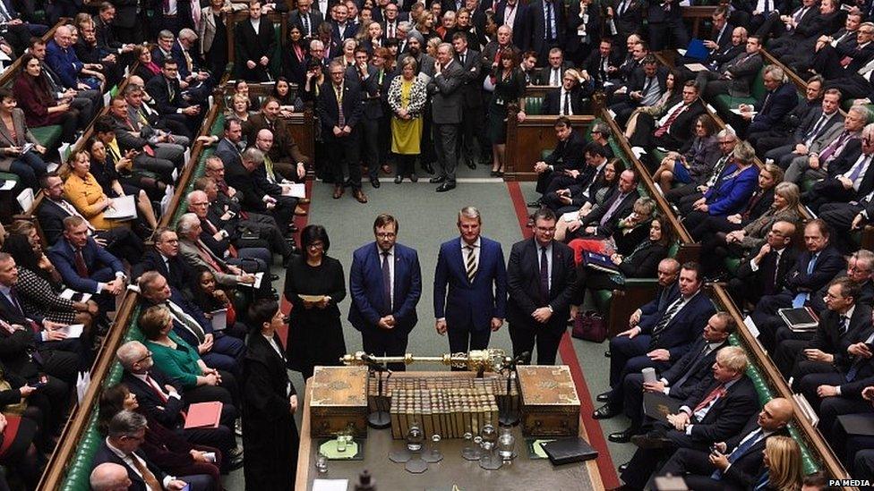 MPs in the House of Commons