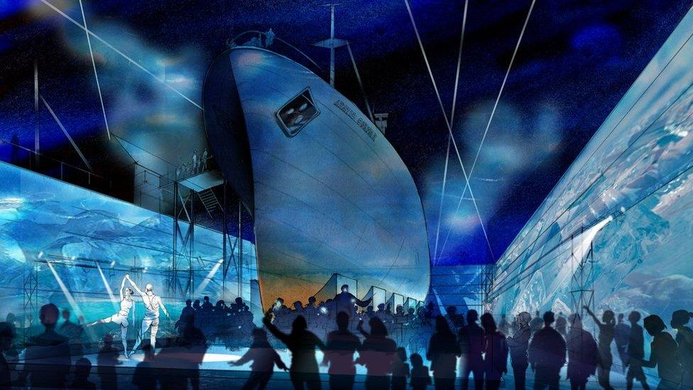 Artist impression of Arctic Corsair attraction