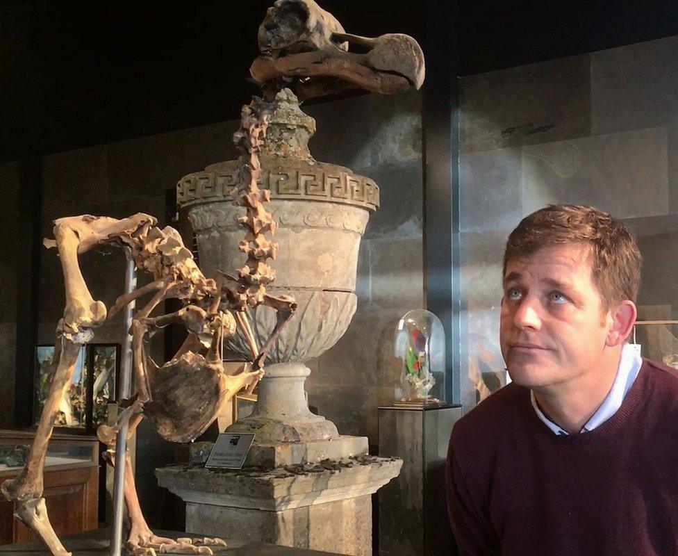 Rupert van der Werff with the dodo