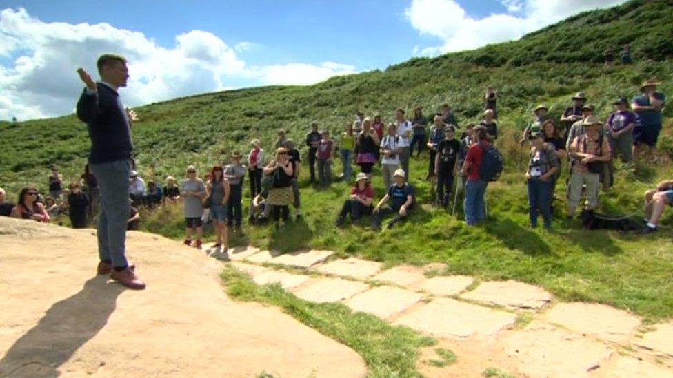 Ilkley Moor protest