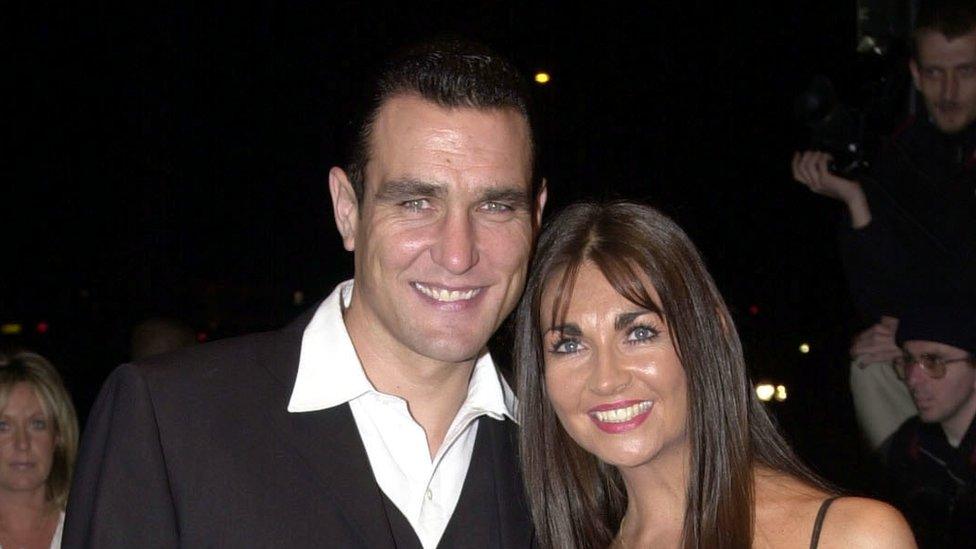 Vinnie Jones and late wife Tanya