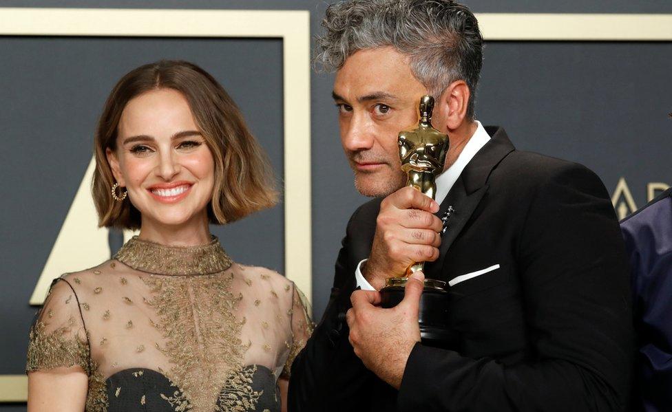 Natalie Portman and Taika Waititi