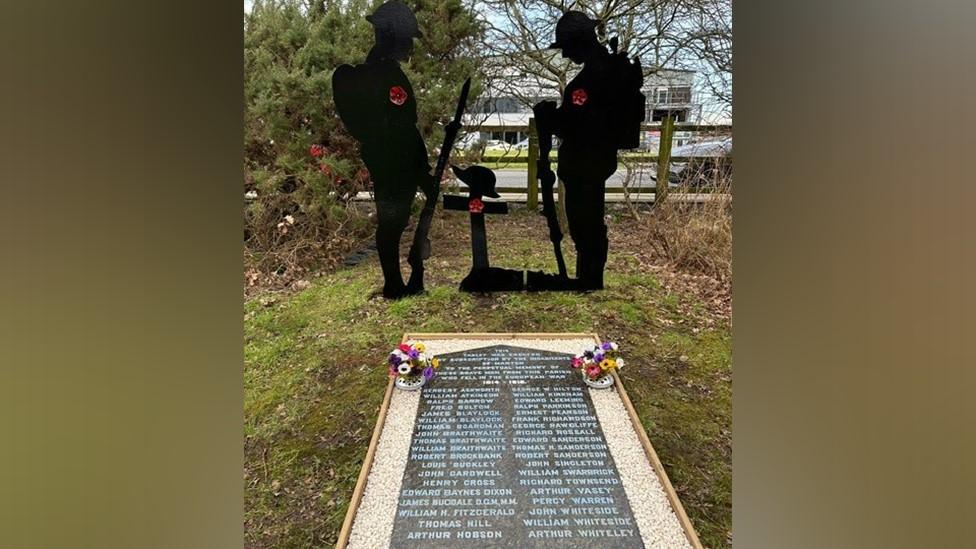 Arboretum war memorial in Fylde Memorial Arboretum