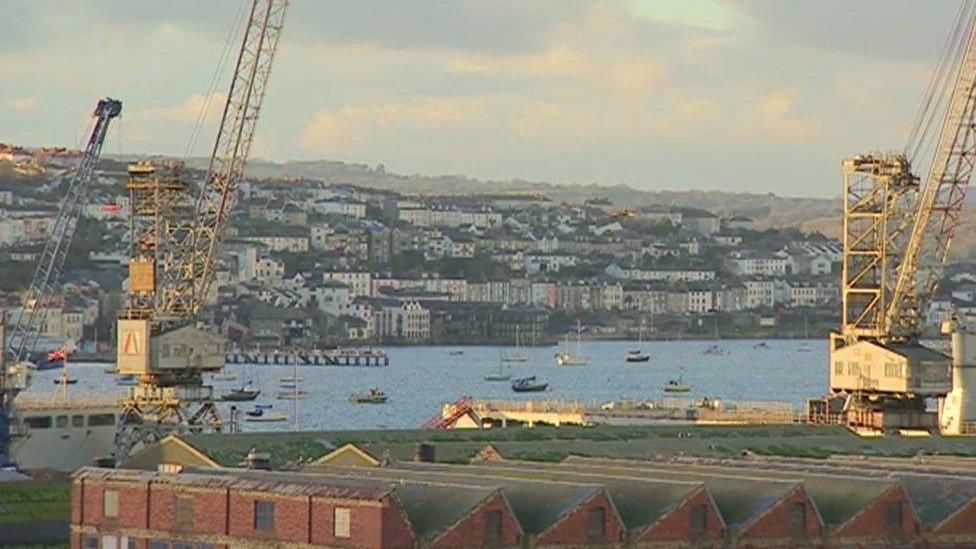 Falmouth docks