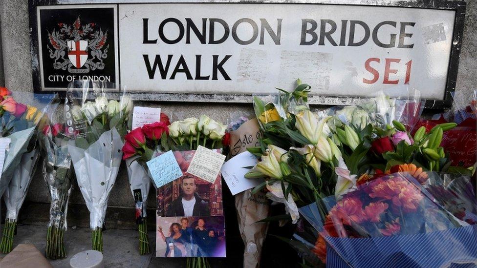 Flowers laid need scene of the attack