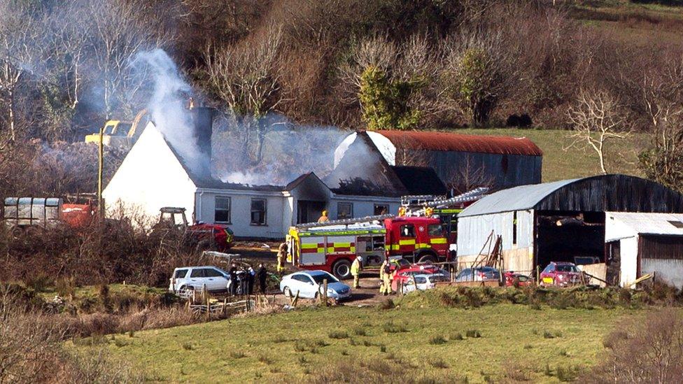 Scene of fatal house fire on 27 February