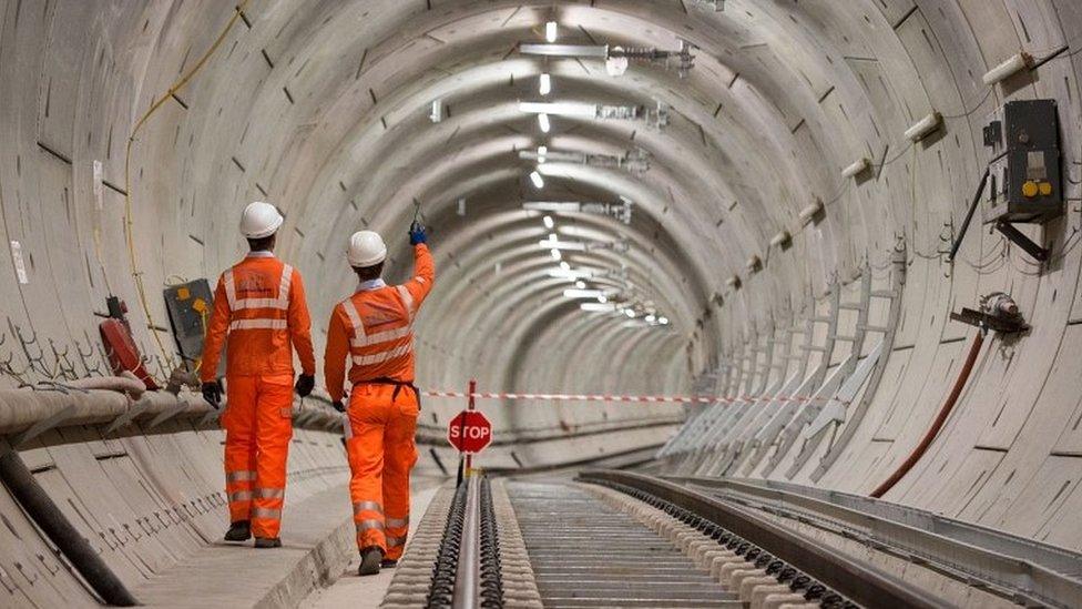 Crossrail workers