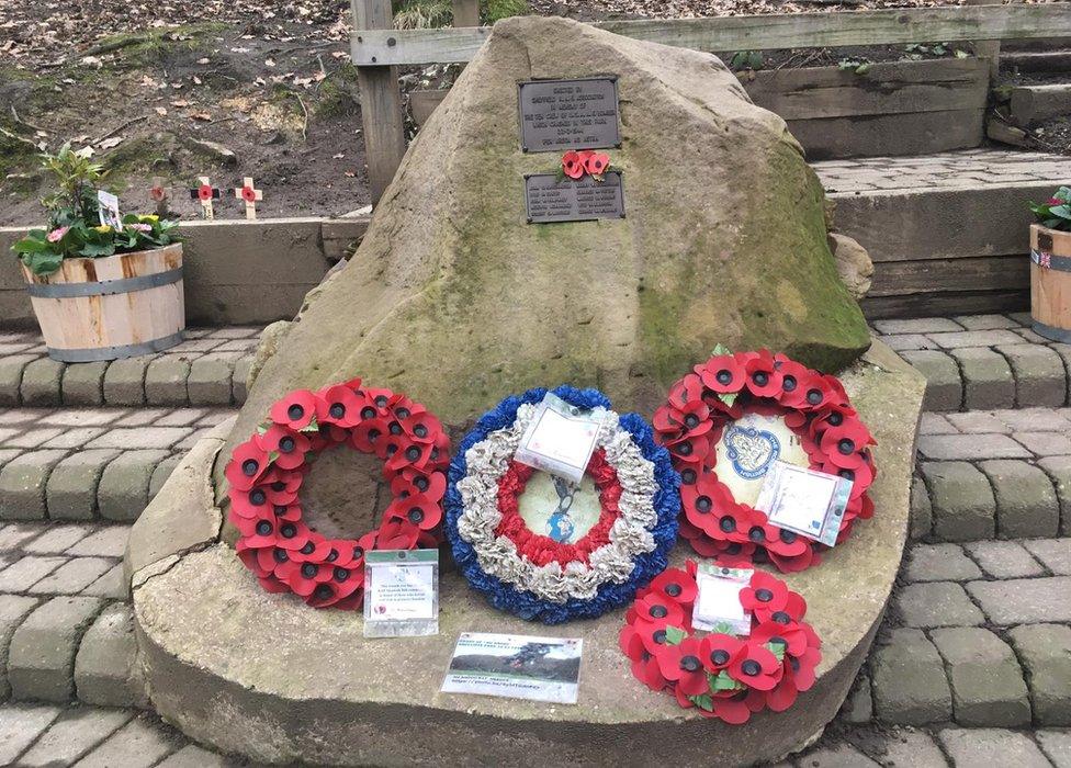 Mi Amigo crash memorial, Endcliffe Park, Sheffield