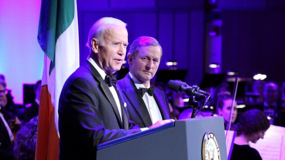 US Vice President Joe Biden and Taoiseach (Irish Prime Minister) Enda Kenny opened the Ireland 100 arts festival in Washington in May