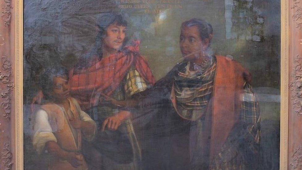 One of the paintings