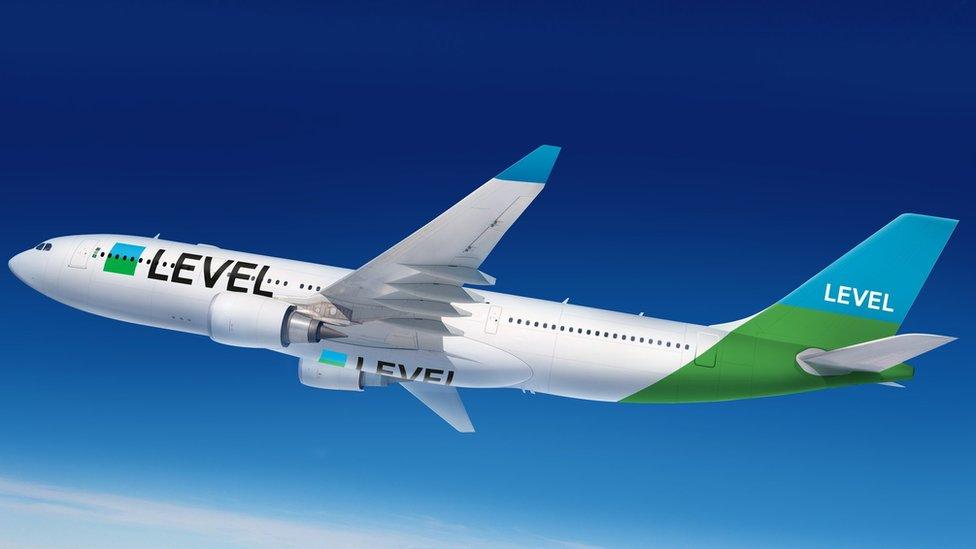 A330 in colours of low-cost carrier, Level