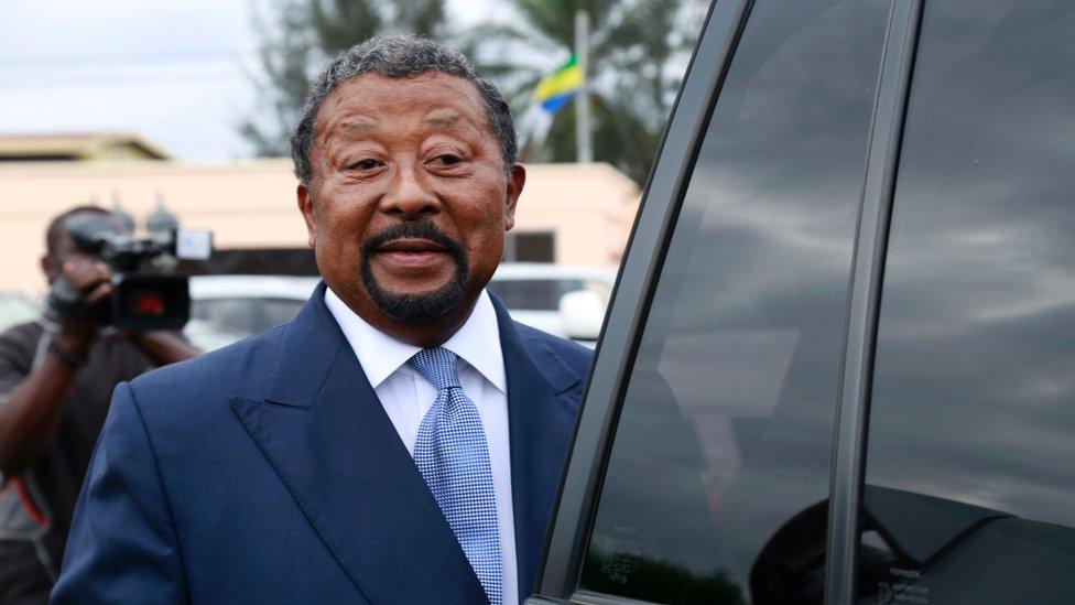 Gabon"s main opposition candidate for the 2016 presidential election and former African Union chief Jean Ping arrives to a meeting with other opposition leaders on August 16, 2016 in Libreville