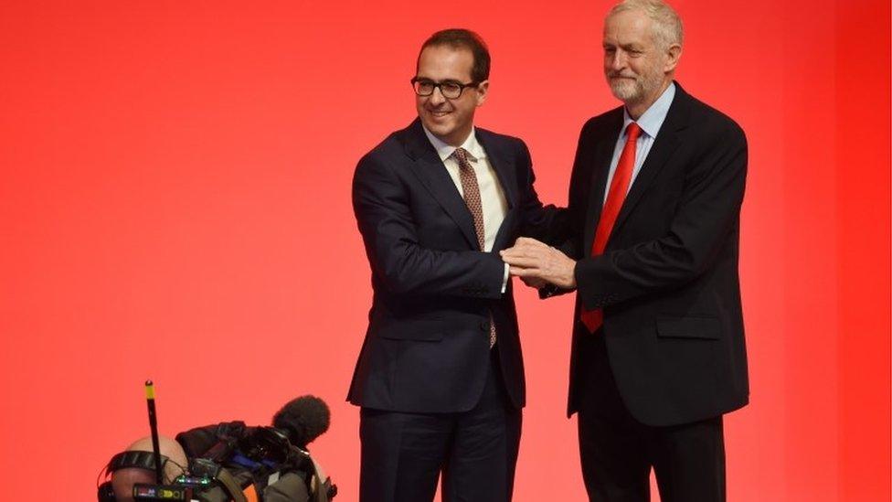 Owen Smith and Jeremy Corbyn