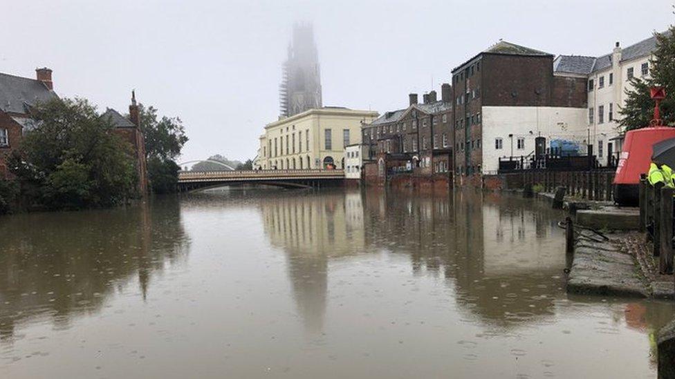 The River Witham in Boston