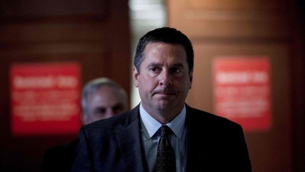 Republican Devin Nunes pictured in July 2017