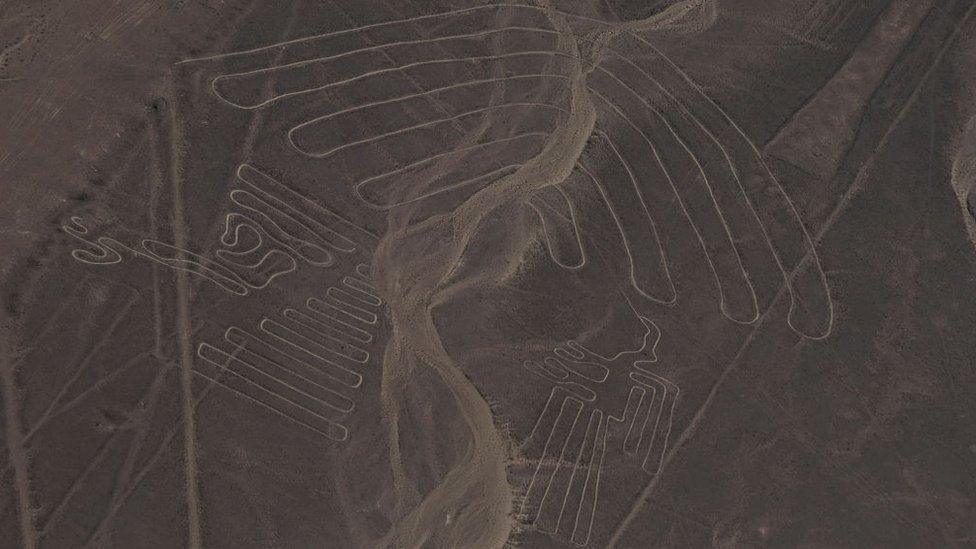 Geoglyphs in Nazca