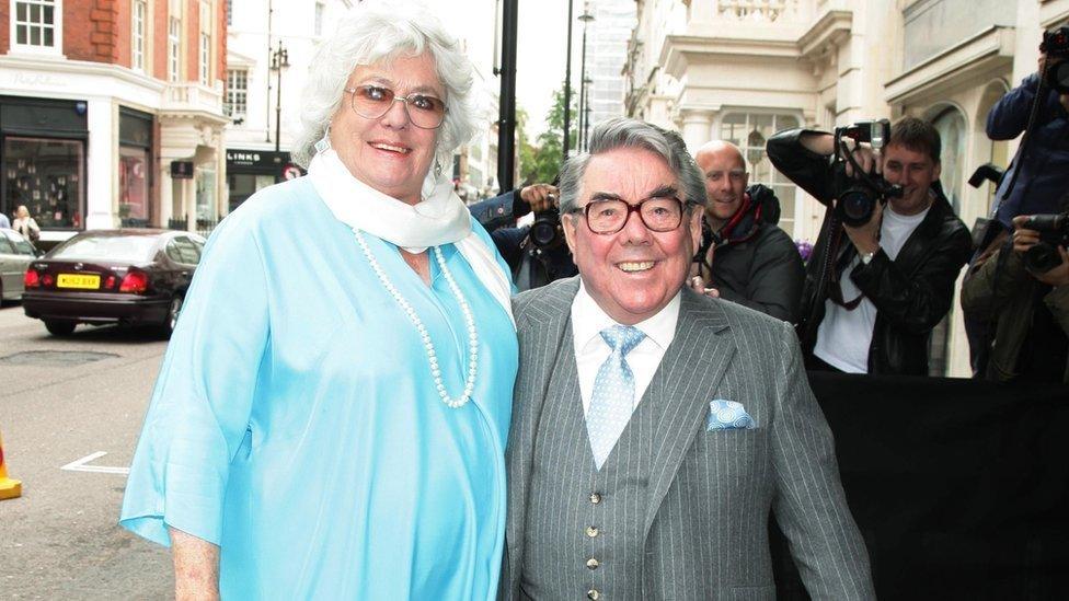 Corbett with his wife Anne Hart, an actress and dancer, who he married in 1965. The couple had two daughters