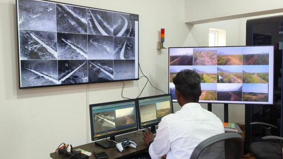 The control room in Madukkarai