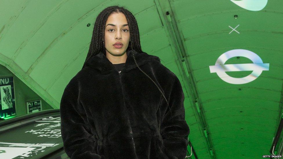 This is a photo of singer Jorja Smith.