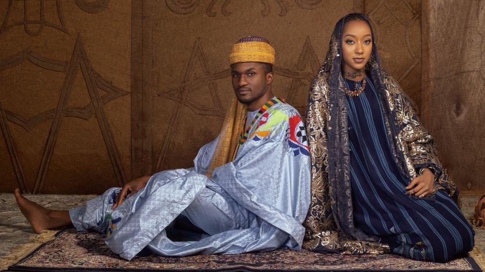 Yusuf Buhari and Zahra Nasir Bayero