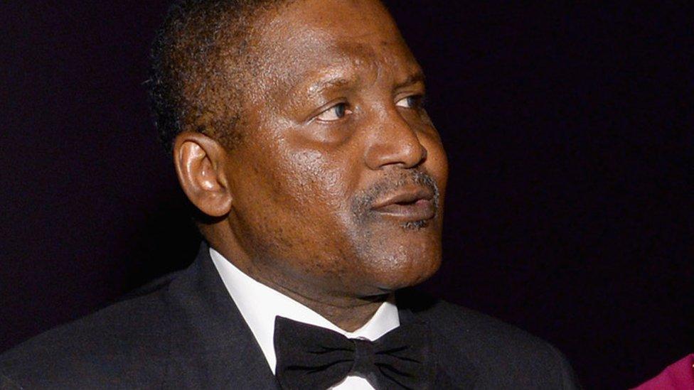 Aliko Dangote in 2014