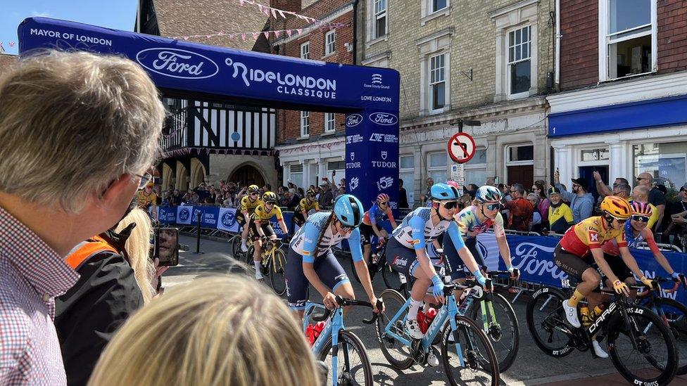 RideLondon Classique cyclists