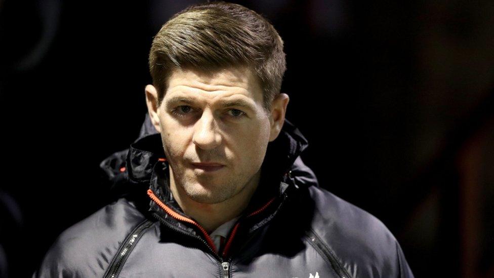 Liverpool youth coach Steven Gerrard