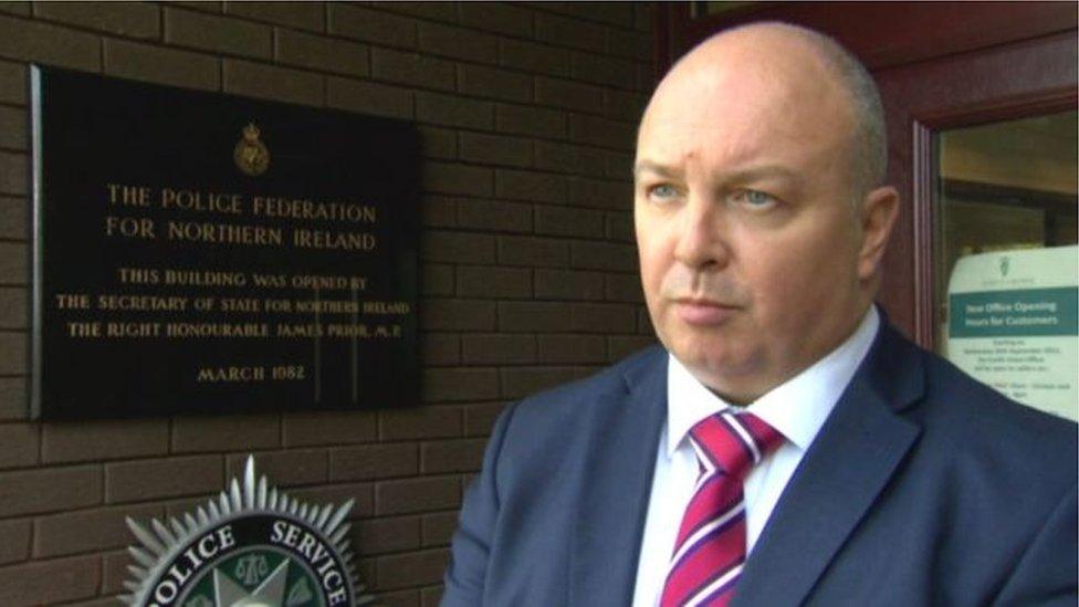 Mark Lindsay is chairman of the Police Federation for Northern Ireland